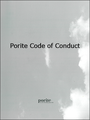 Porite Code of Conduct