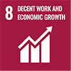 8. Good jobs, and economic growth